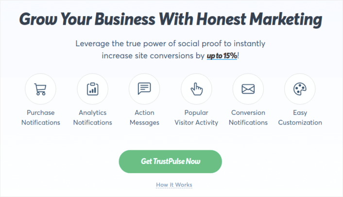 Trustpulse Shopify marketing tools